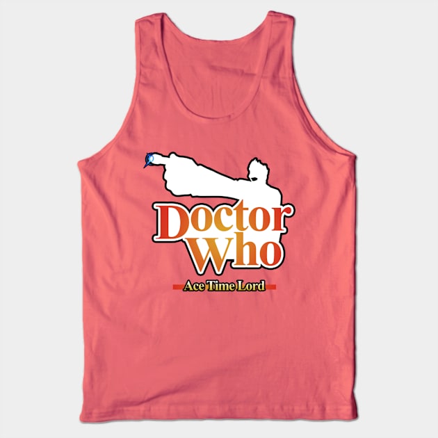 Ace Time Lord - 10th Version Tank Top by Luxen